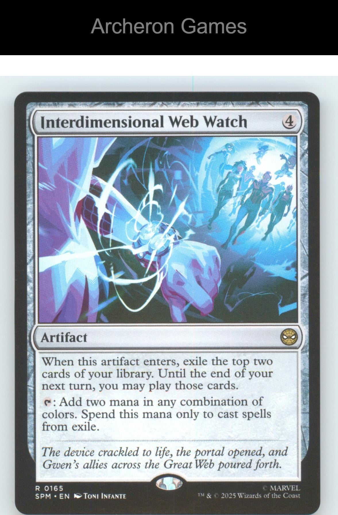 Interdimensional Web Watch SPM 165 R MTG Card NM/EX+
