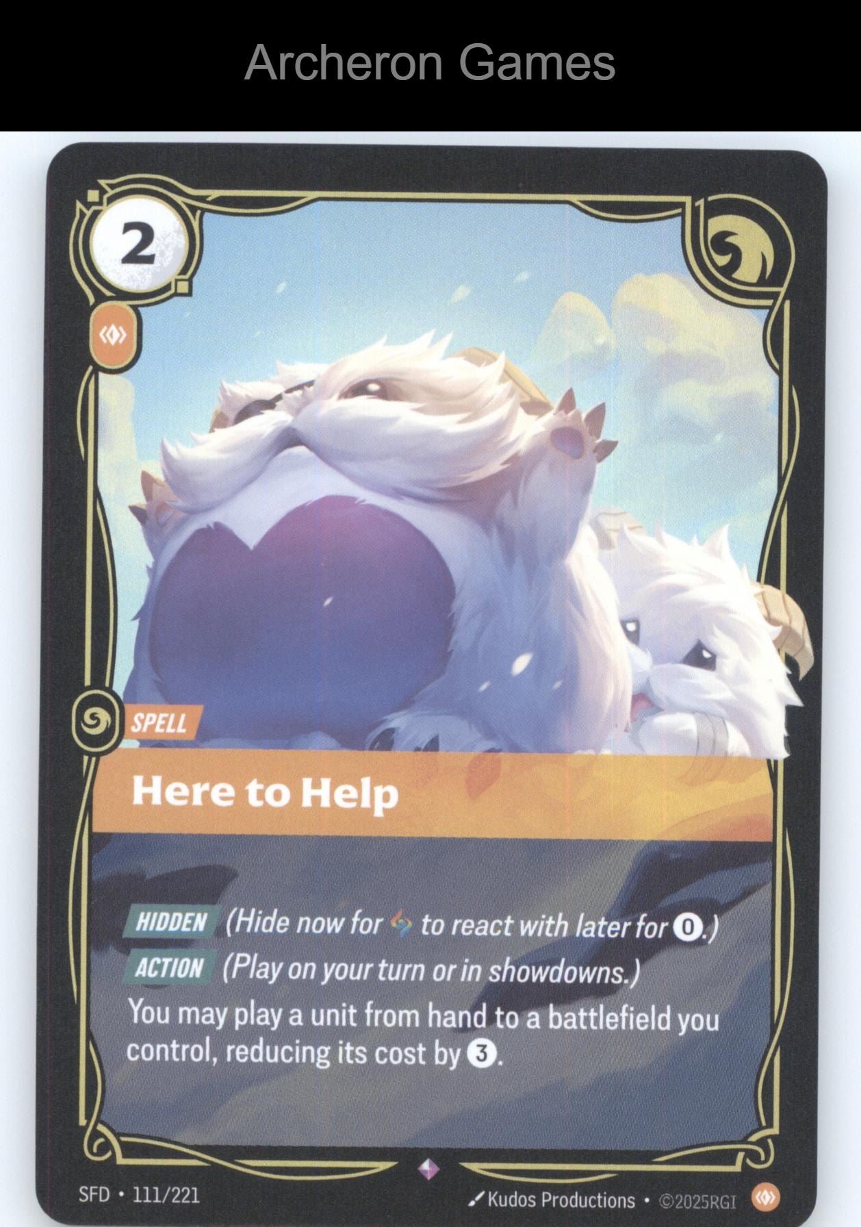 Here to Help SFD 111/221 R  Card Spiritforged