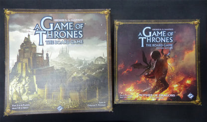 A Game Of Thrones Second Edition And Mother Of Dragons Expansion - Board Game #9P
