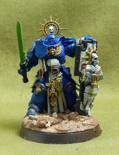 Captain with Relic Shield painted - Space Marines - Warhammer 40K #6U8