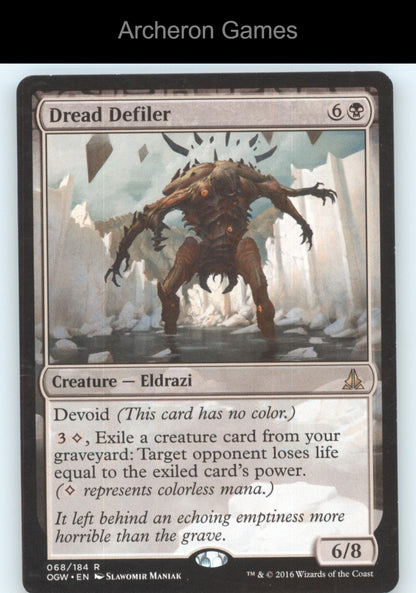 Dread Defiler 68 R MTG Card Oath of the Gatewatch