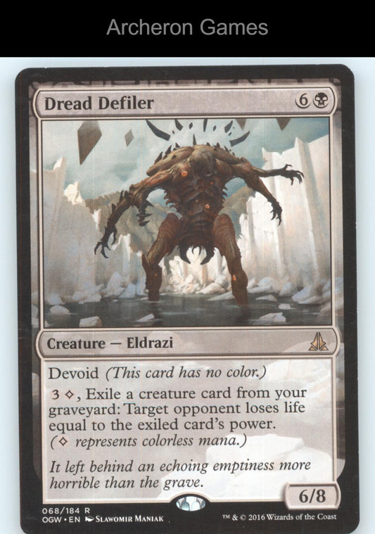 Dread Defiler 68 R MTG Card Oath of the Gatewatch