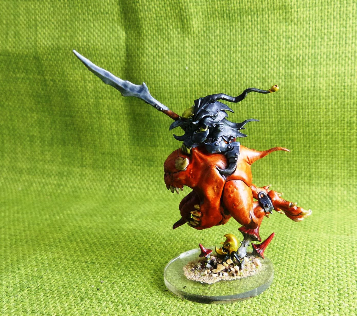 Loonboss on Giant Cave Squig - Orks - Warhammer AoS 40k #I