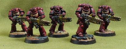 Infernus Squad set of 5 painted - Blood Angels - Warhammer 40K #5C7