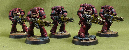 Infernus Squad set of 5 painted - Blood Angels - Warhammer 40K #5C7