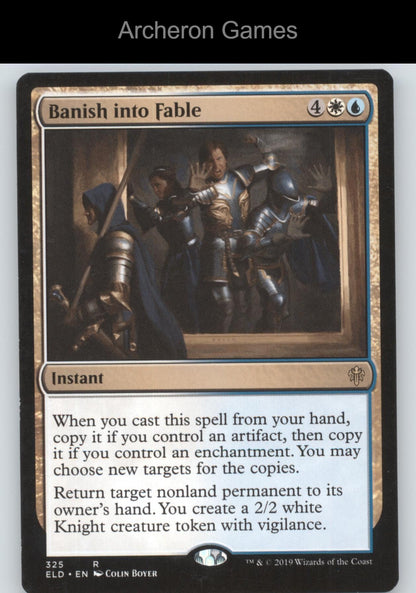 Banish into Fable 325 R MTG Card Throne of Eldraine