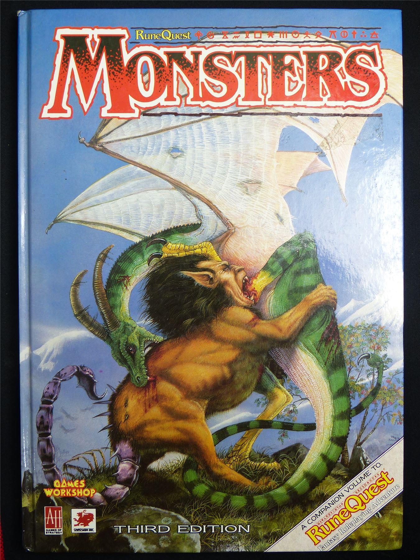 RuneQuest: Monsters Third Edition - Games Workshop Roleplaying Hardback #2MF