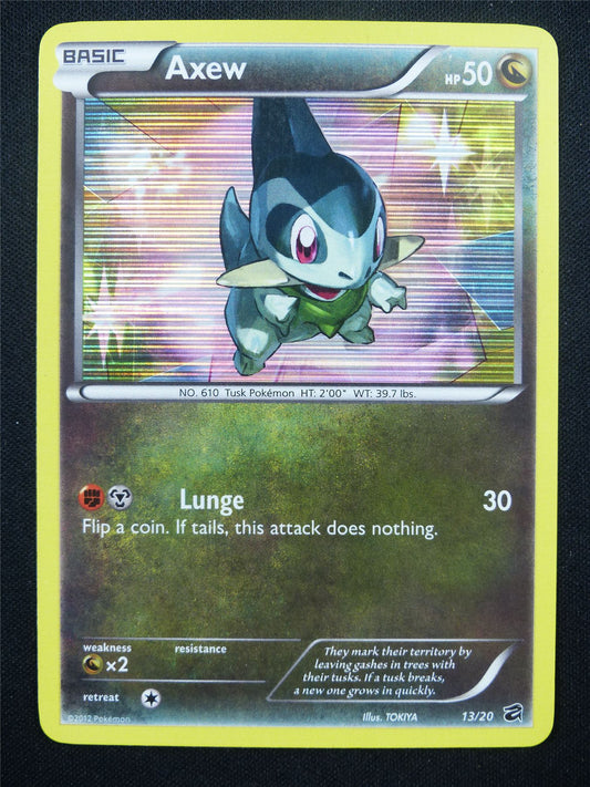 Axew 13/20 Holo - Pokemon Card #O4