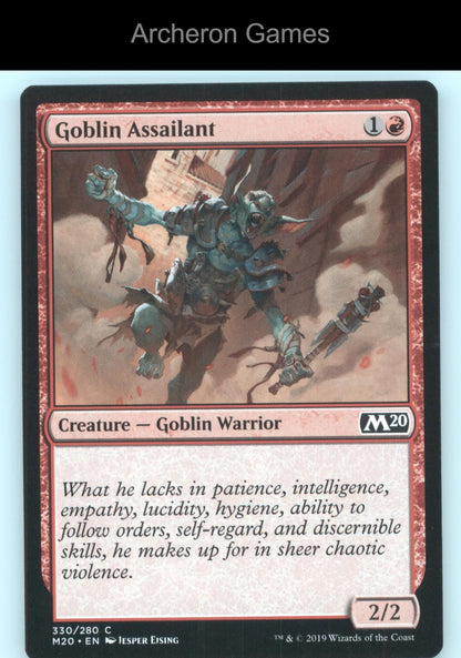 Goblin Assailant 330 C MTG Card Core Set 2020