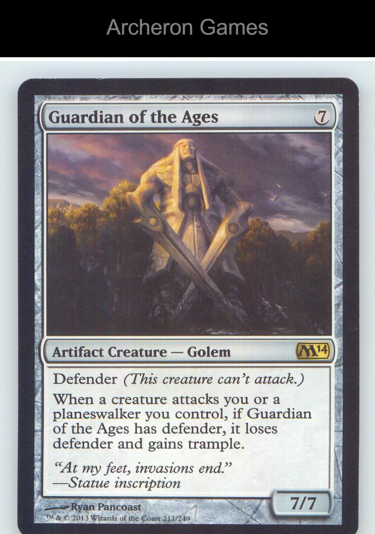 Guardian of the Ages M14 211 R MTG Card NM/EX+
