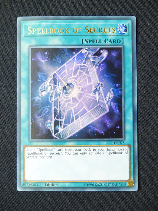 Spellbook of Secrets BLLR Ultra Rare - 1st ed Yugioh Card #3A6