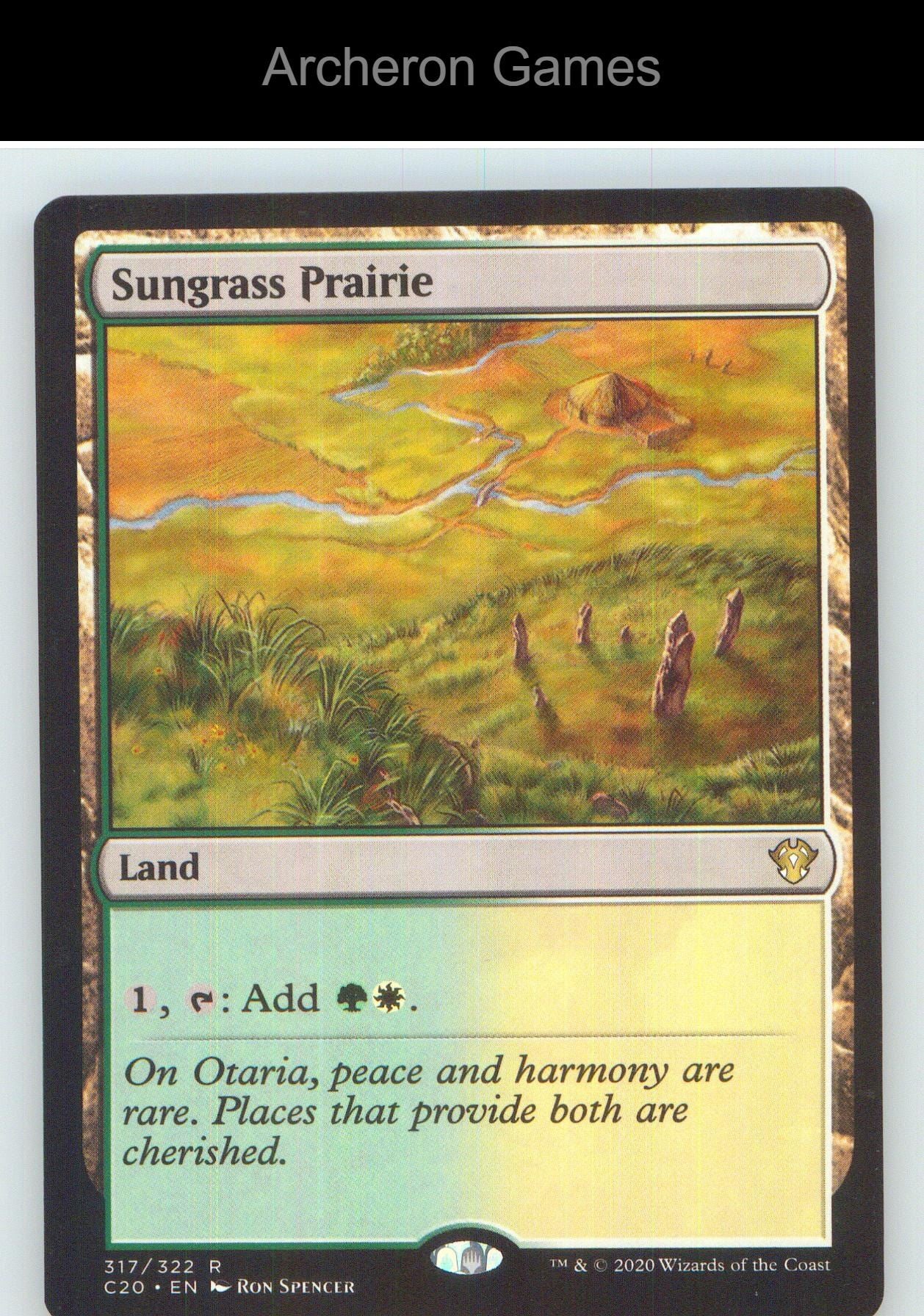 Sungrass Prairie C20 317 R MTG Card NM/EX+