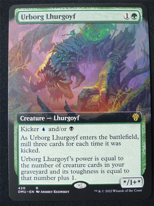 urborg Lhurgoyf Extended Art - DMU - Mtg Card #29Z