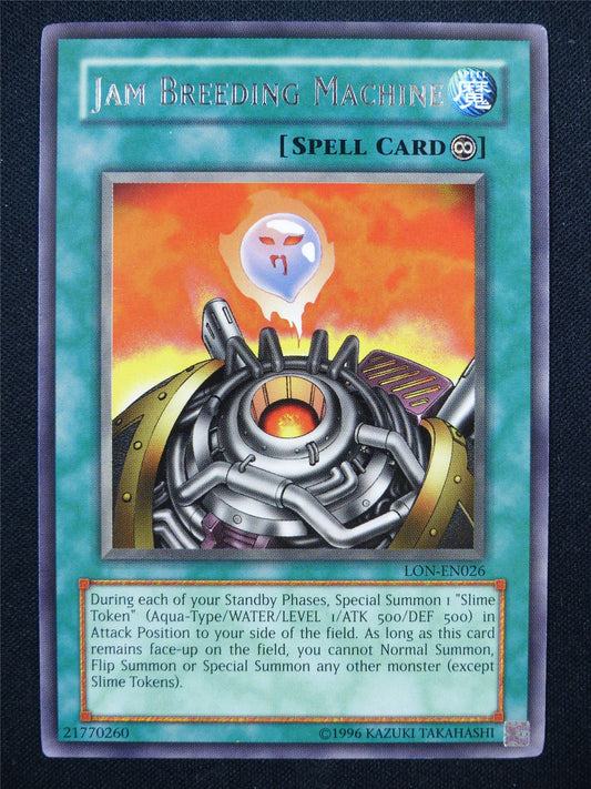 Jam Breeding Machine LON Rare - 1st ed Yugioh Card #109