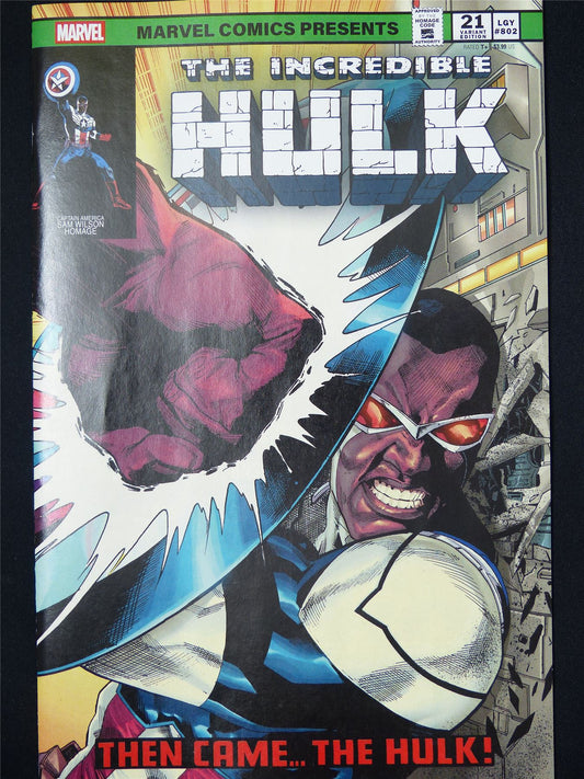 The Incredible HULK #21 Variant - B&B Marvel Comic #CQ