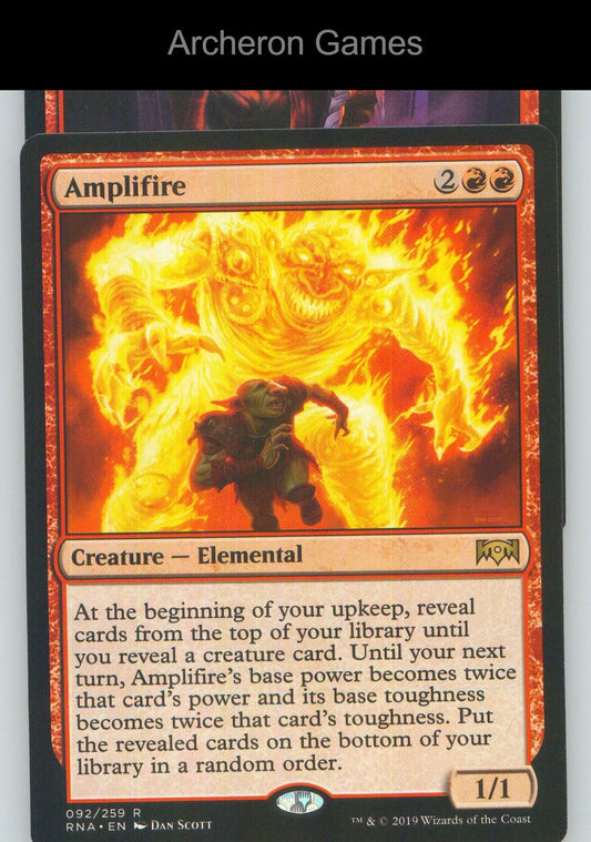 Amplifire RNA 92 R MTG Card NM/EX+