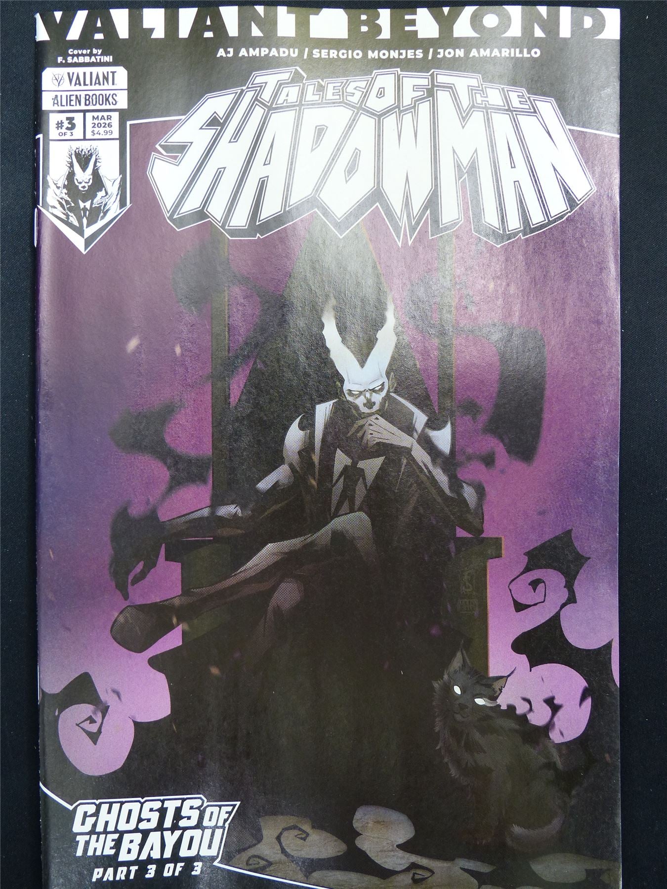 Tales of the SHADOWMAN: Ghosts of the Bayou part 3 #3 - B&B Mar 2026 Valiant Comic #3E7