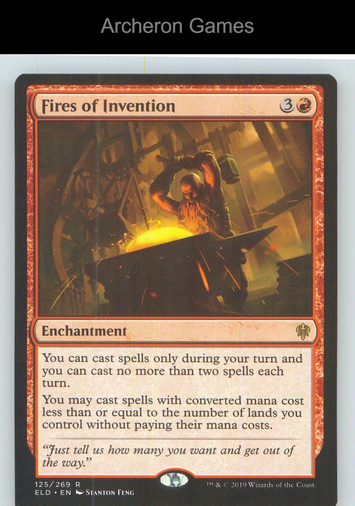 Fires of Invention ELD 125 R MTG Card NM/EX+