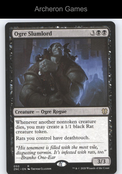 Ogre Slumlord 50 R MTG Card Commander: Zendikar Rising