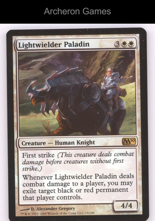 Lightwielder Paladin 19 R MTG Card Magic 2010 (M10)