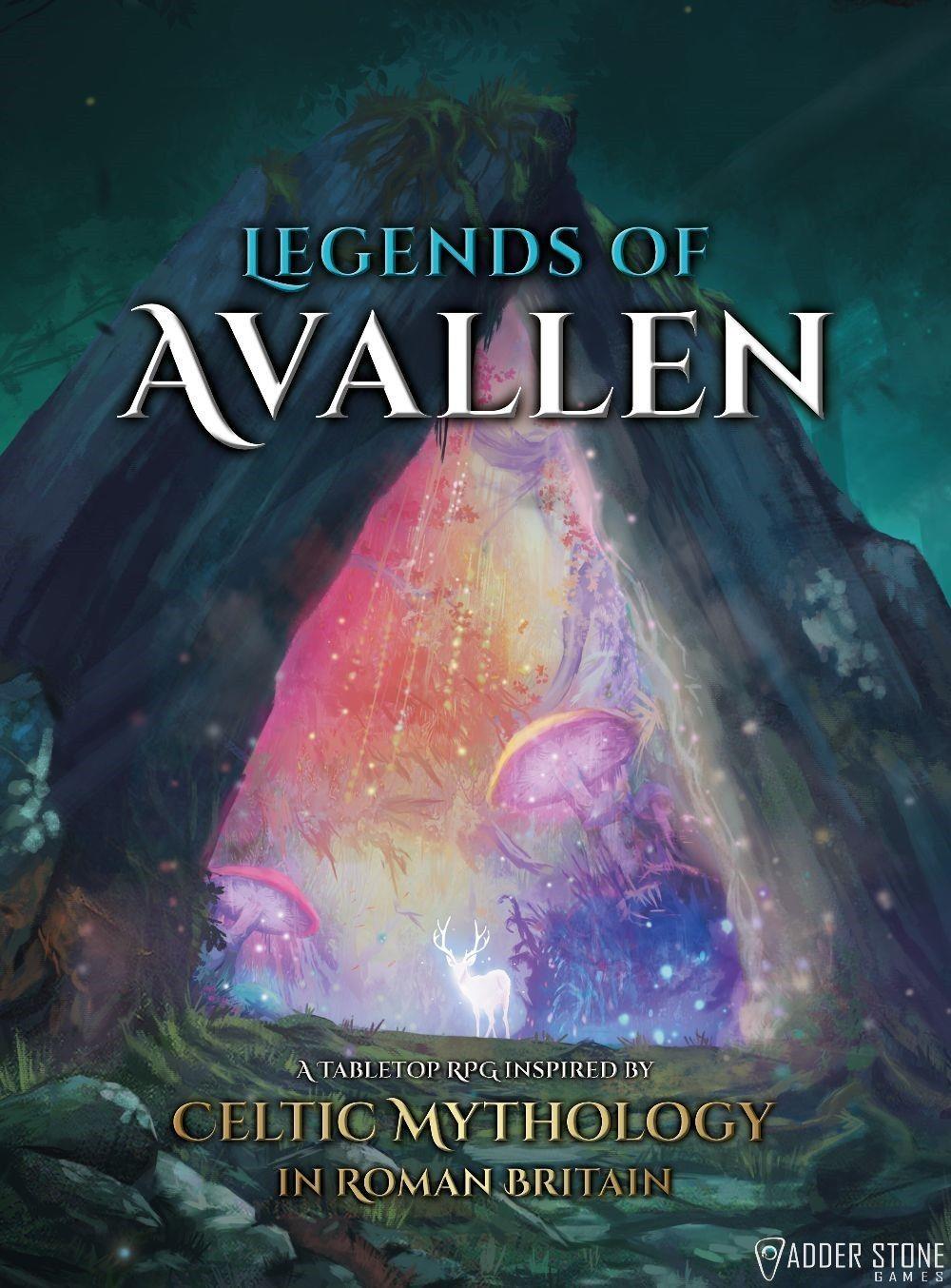 Legends of Avallen: celtic Mythology in roman britan - Roleplaying Game Hardback - Modiphius 2d20 Roleplay