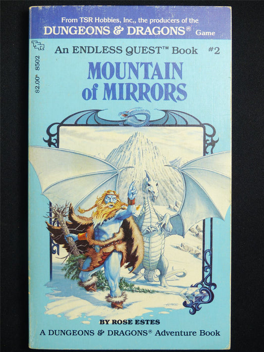 D&D Adventure Book: Mountain of Mirrors Endless Quest - Vintage Novel Softback #LZ