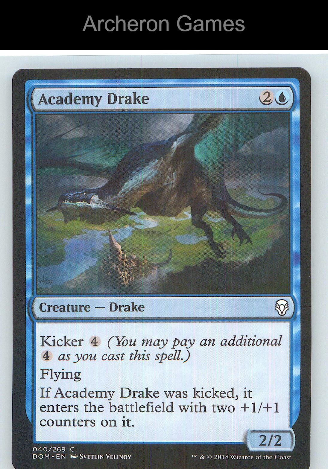 Academy Drake DOM 40 C MTG Card NM/EX+