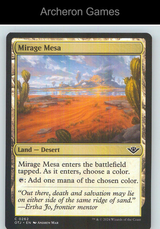 Mirage Mesa OTJ 262 C MTG Card NM/EX+