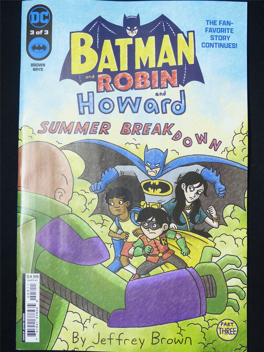 BATMAN and Robin and howard #3 - B&B Nov 2024 DC Comic #13R