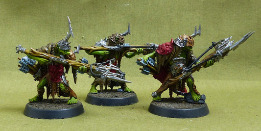 Man-Skewer Boltboyz painted - Orruk Warclans - Warhammer AoS #2P1