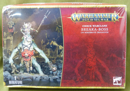 Breaka-Boss on Mirebrute Troggoth - Orruk Warclans - Warhammer AoS #5OB