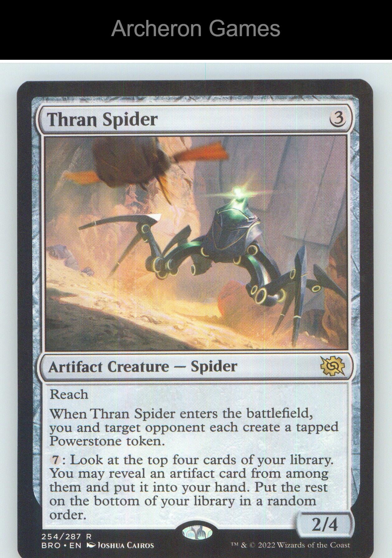 Thran Spider BRO 254 R MTG Card NM/EX+