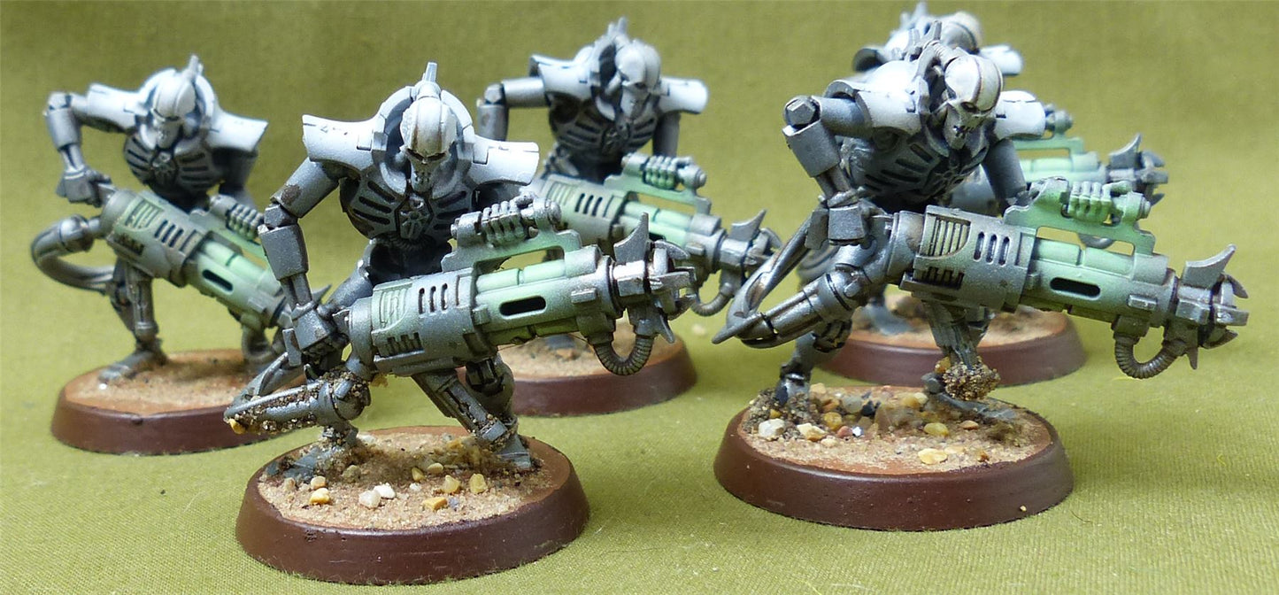 Immortals with Tesla Carbines painted - Necrons - Warhammer 40K #40B