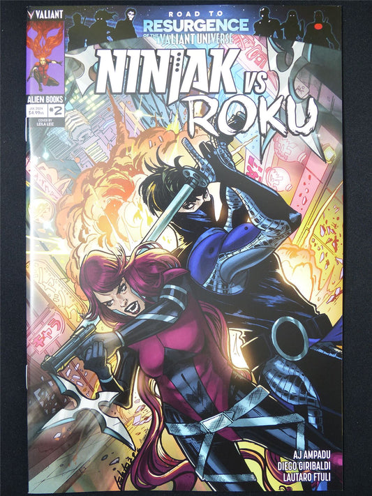 NINJAK vs Roku #2 - B&B Jul 2024 Valiant Comic #441