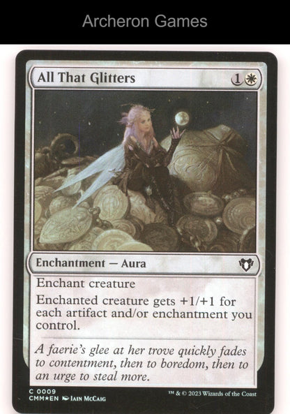 All That Glitters 9 C MTG Card Commander Masters
