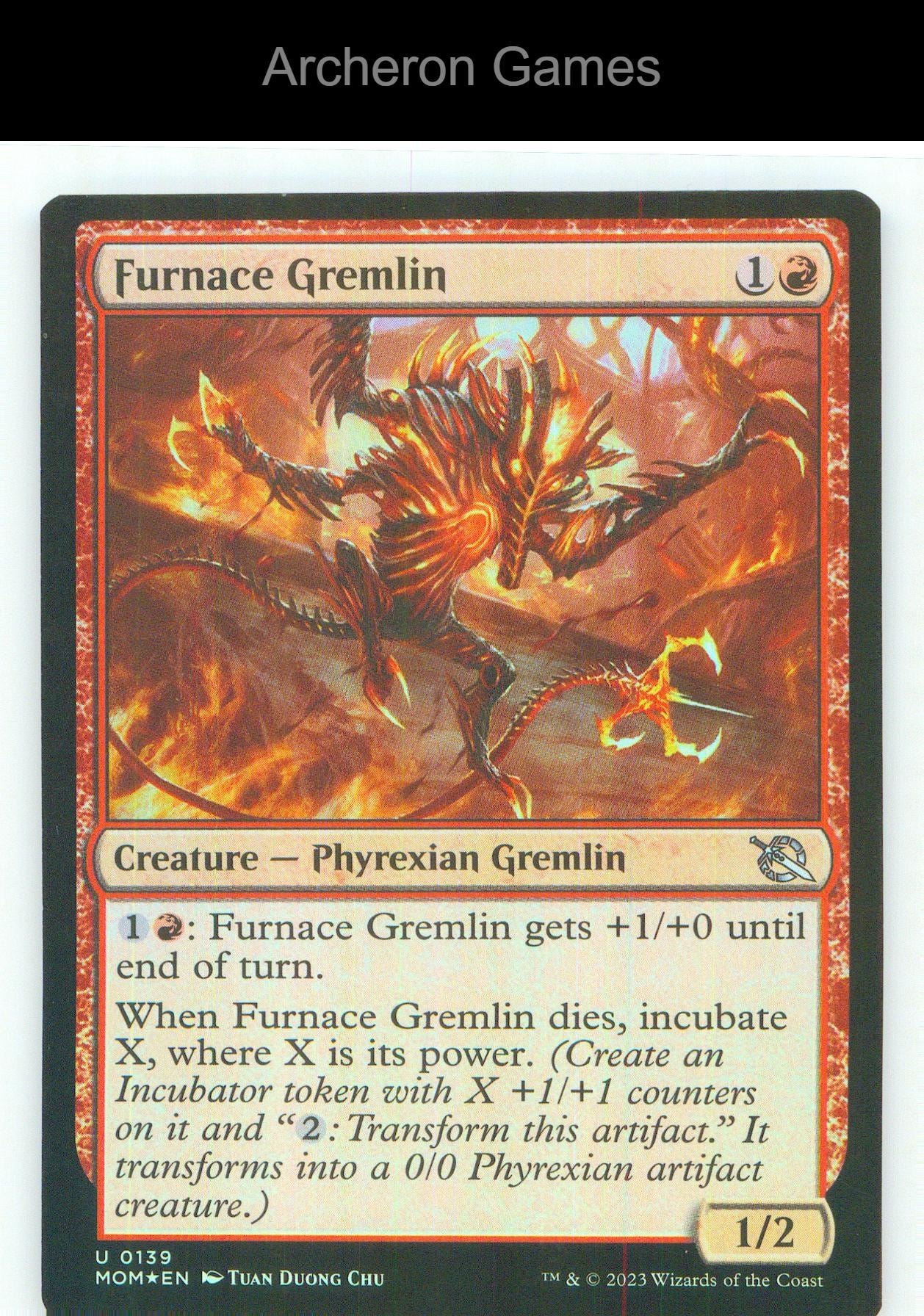 Furnace Gremlin MOM 139 UC MTG Card NM/EX+ Foil