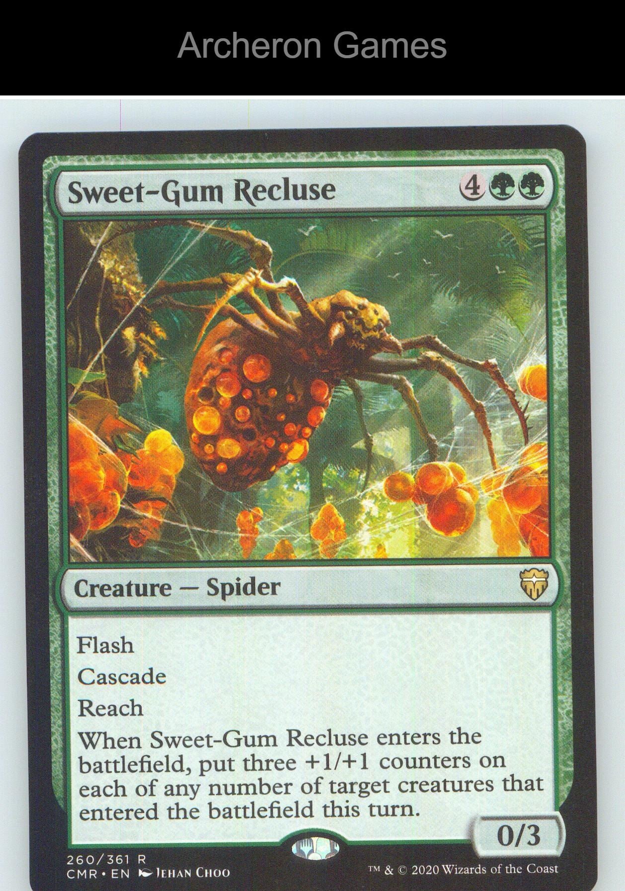 Sweet-Gum Recluse CMR 260 R MTG Card NM/EX+