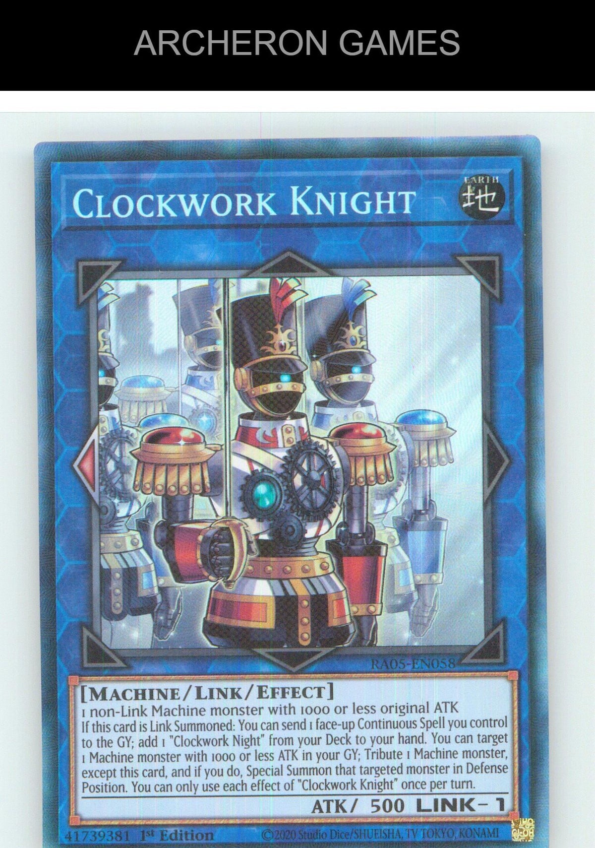 Clockwork Knight (Collector's Rare) Collector's Rare YUGIOH Card 1st Edition