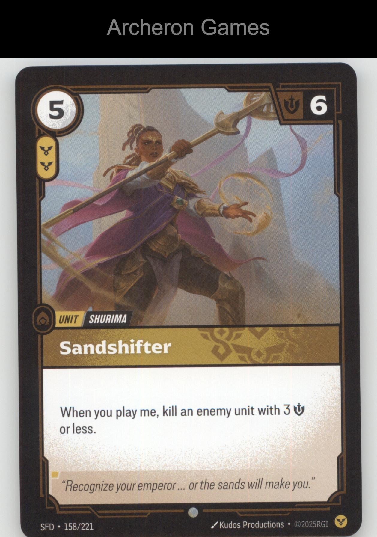 Sandshifter SFD 158/221 C  Card Spiritforged