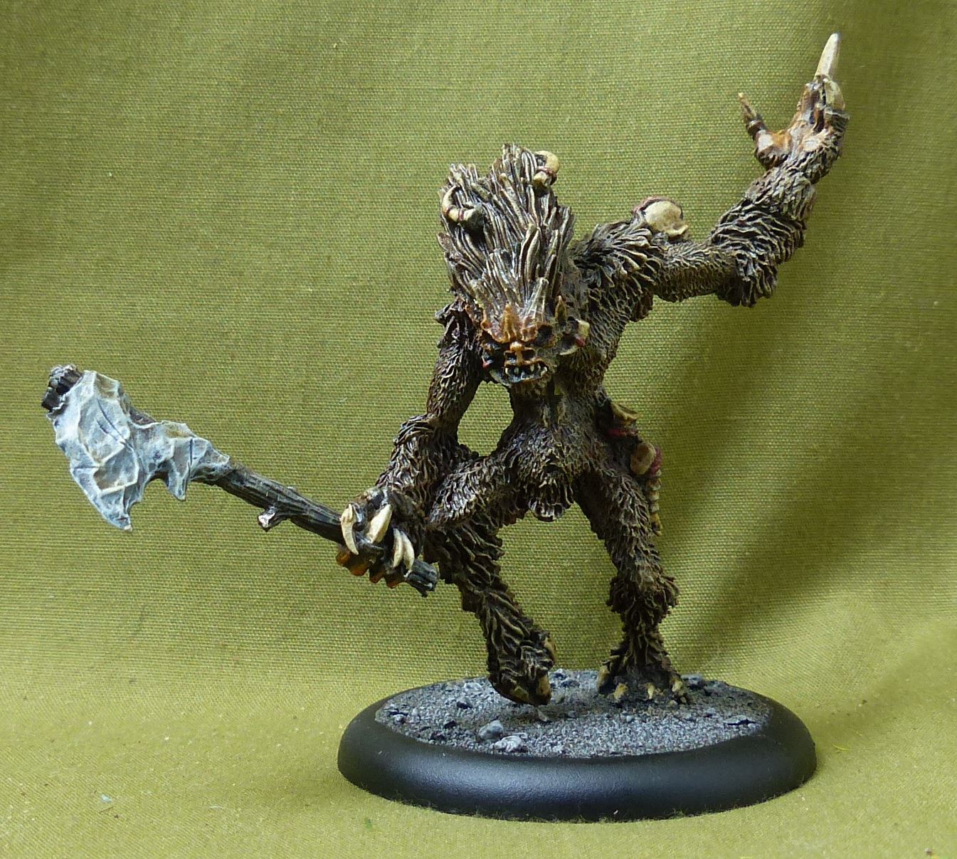 Classic Metal Yhetee painted - Ogor Mawtribe Yeti - Warhammer Old World #37W