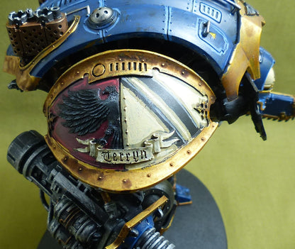 Imperial Knight with Forgeworld Shoulder Pads painted - Warhammer 40K #ZA