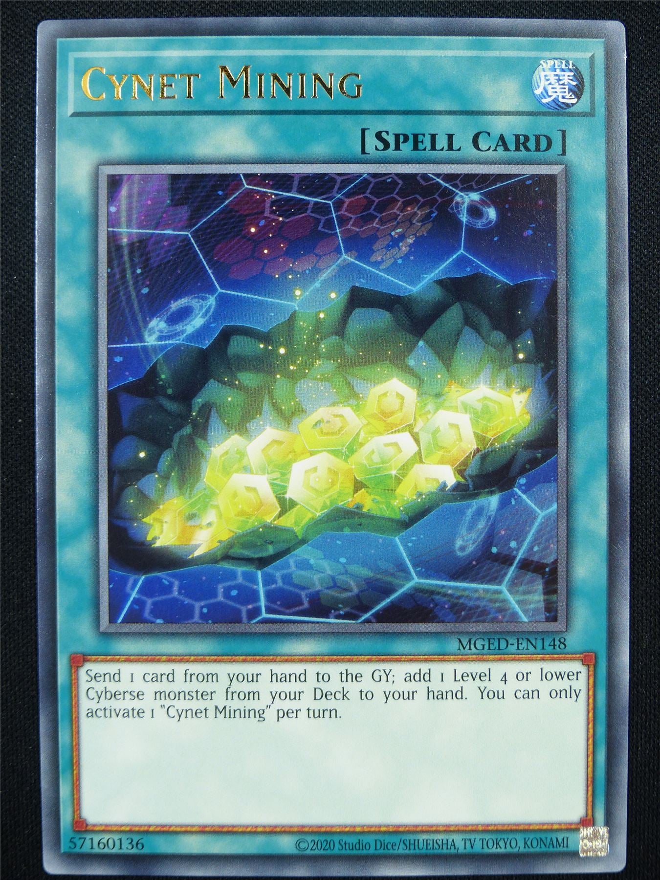 Cynet Mining MGED Rare - Yugioh Card #1ZE