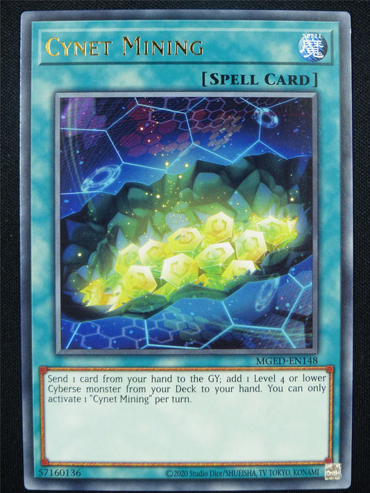 Cynet Mining MGED Rare - Yugioh Card #1ZE