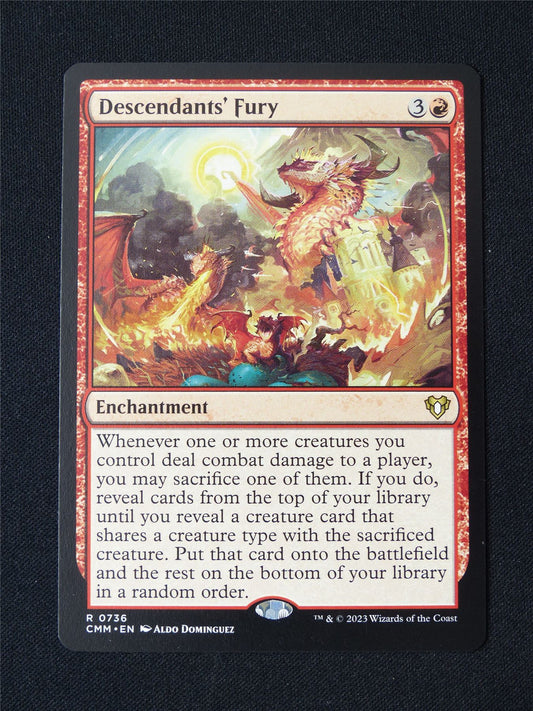 Descedants' Fury - CMM - Mtg Card #3HQ