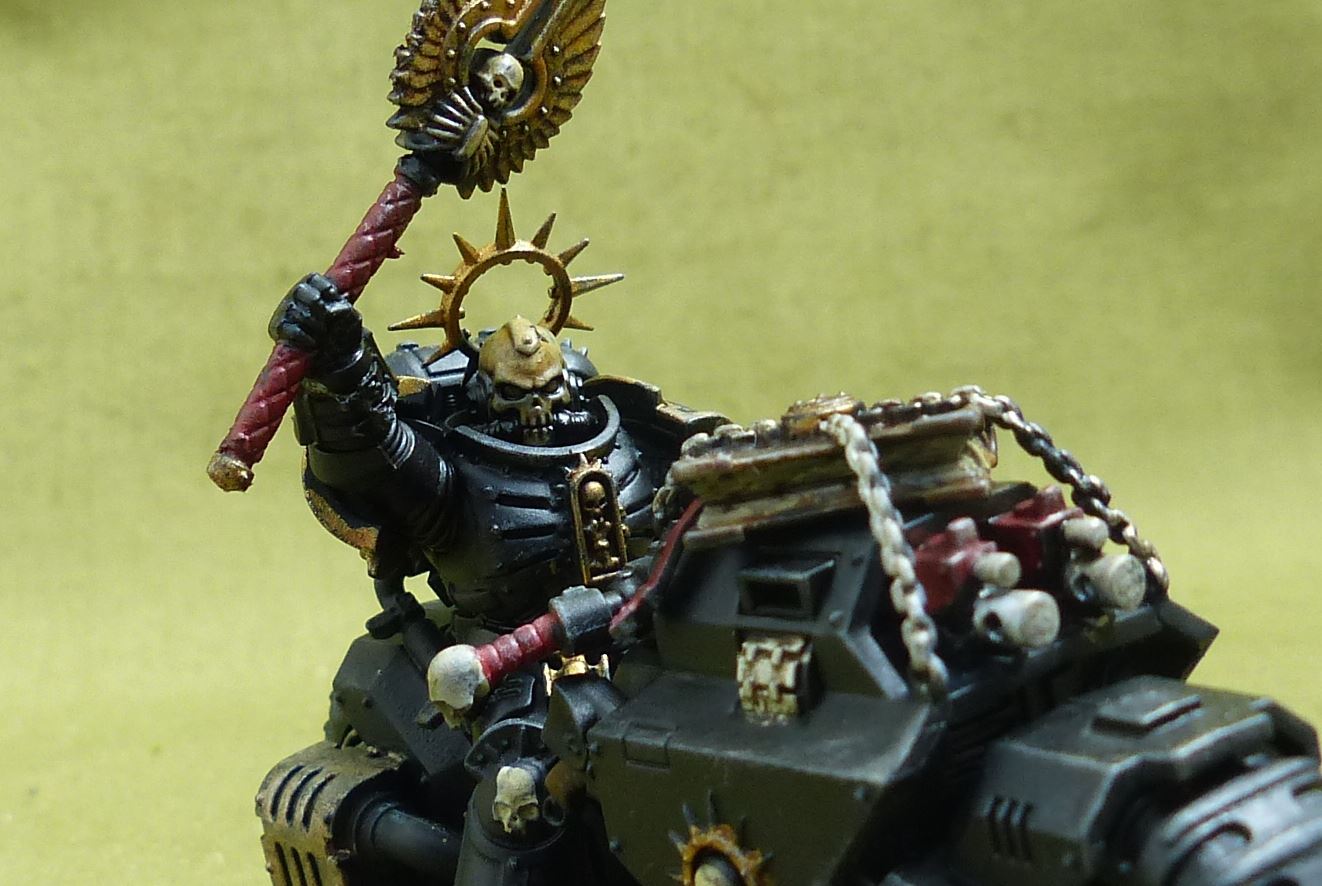 Chaplain on Bike painted - Chaos Space Marines - Warhammer 40K #1QG