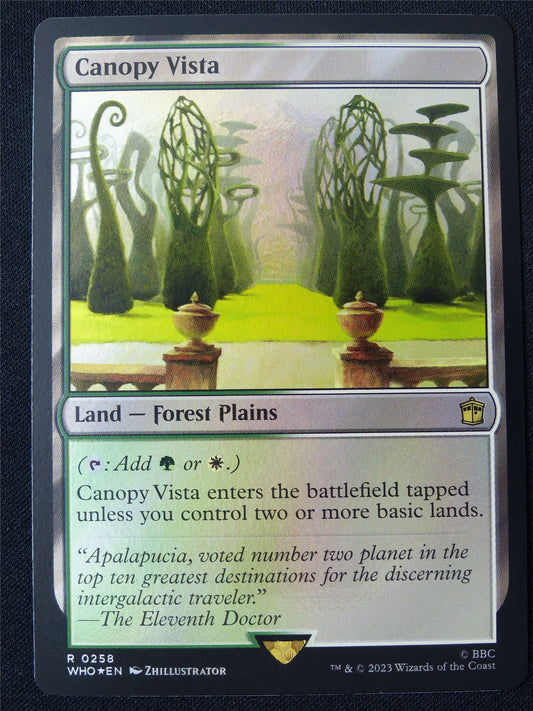 Canopy Vista Foil - WHO - Mtg Card #24G