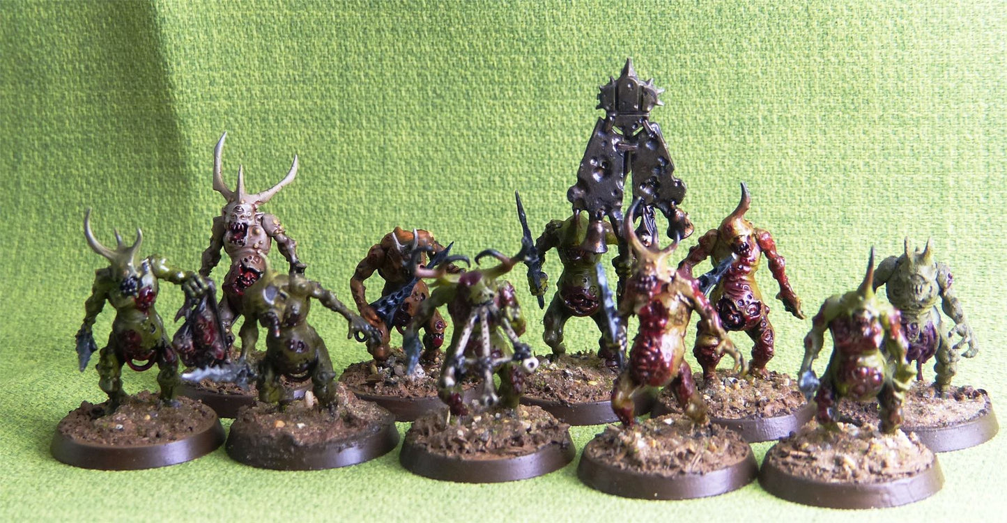 Nurgle - Plaguebearers - Warhammer AoS 40k #2Q