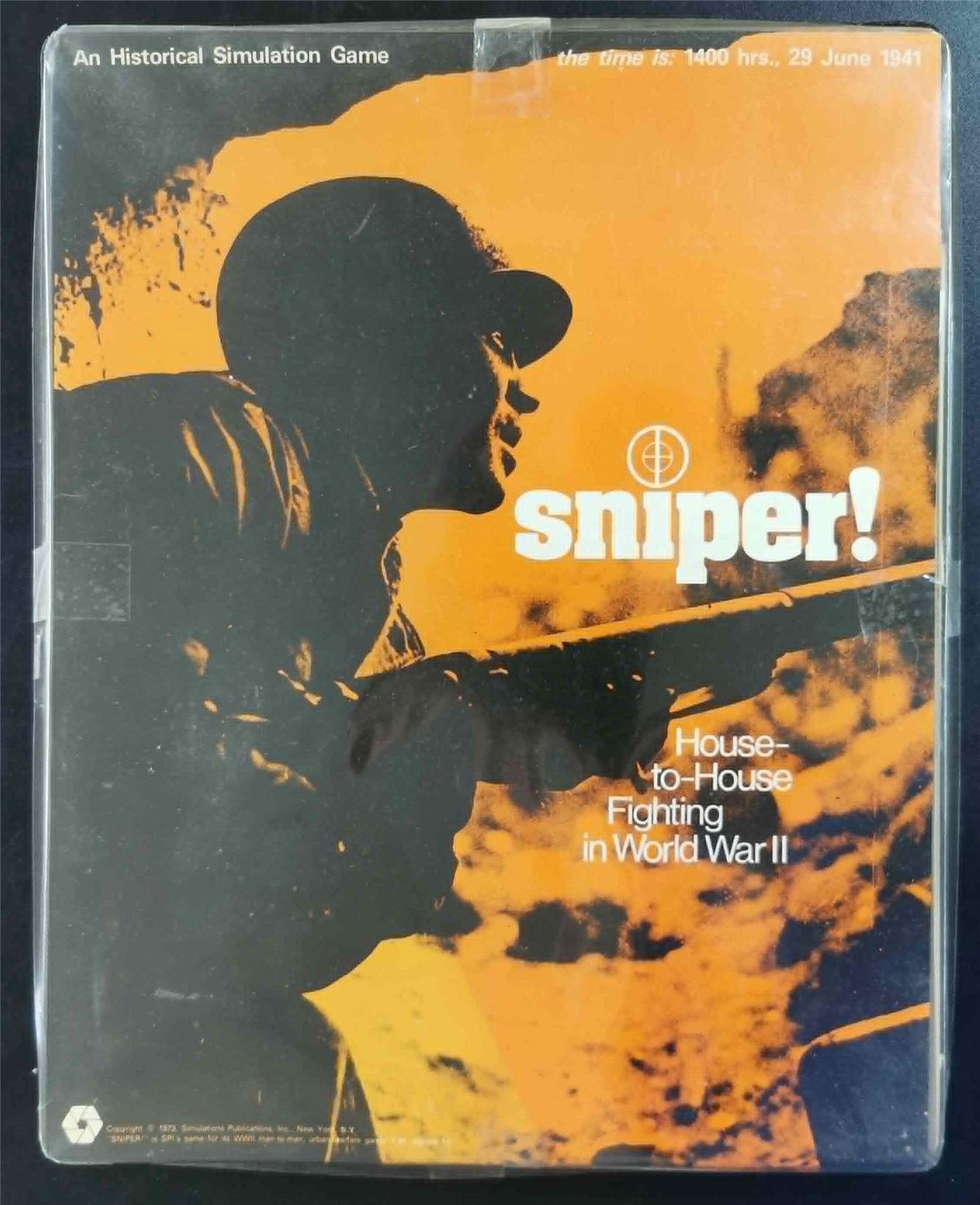 Sniper! WW2 House-to-House fight: Historical Simulation Game - SPI Game #NO