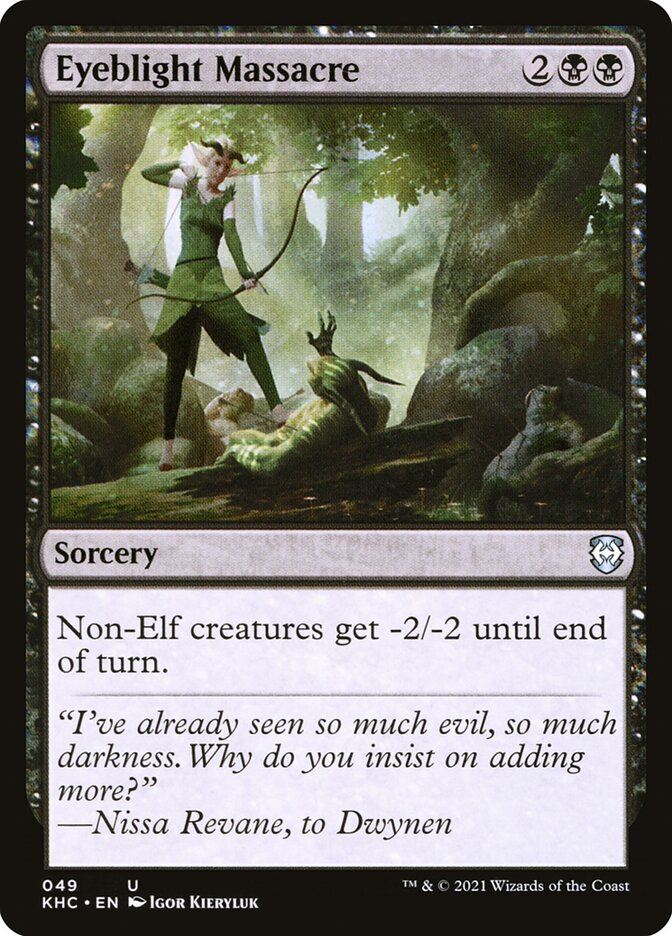 Eyeblight Massacre - Kaldheim Commander khc