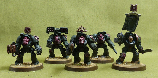 Terminator Squad painted - Space Marines - Warhammer 40K #2NV